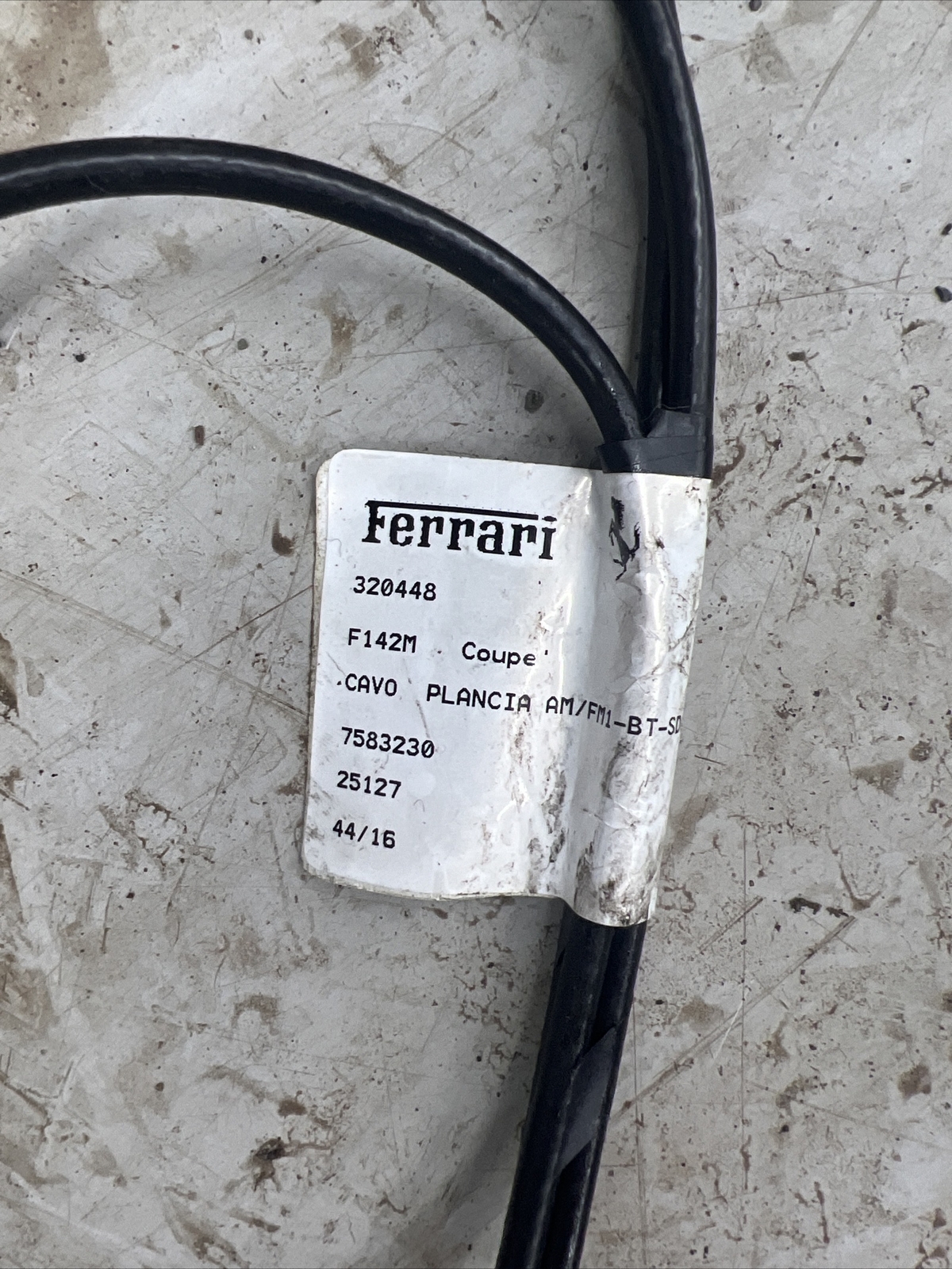 Ferrari 488 GTB Dash Dashboard Wiring Loom Harness Cables RHD 320170 J159