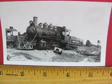 OAKHURST LUMBER CO RAILROAD LOCOMOTIVE #16 PHOTO PINEDALE TEXAS 1938 LOGGING RR