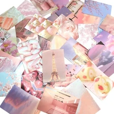 Pink Hue Photo Sticker Book Collage Junk Journal Planner Card Making