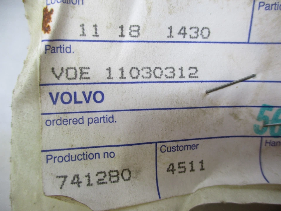 11030312 ANILLO DE SELLADO ORIGINAL OEM Volvo Voe 11030312 Foto 2 de 2
