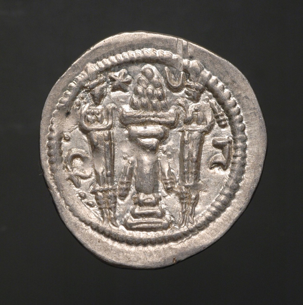 ●Nubian Kingz S-596 SASANIAN, Peroz 457-484AD, AR Drachm, GW mint, winged
