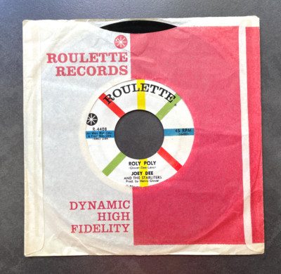 7'' Joey Dee - Hey, Let's Twist / Roly Poly - US Roulette