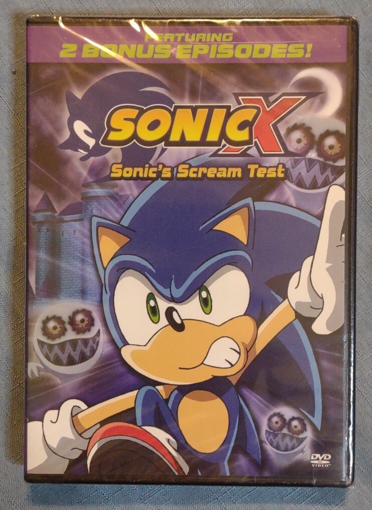 New Sonic X - Vol. 5: Sonic's Scream Test (DVD) 2 Bonus Episodes