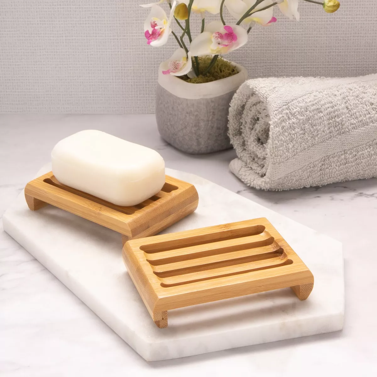 Bamboo Soap Rack