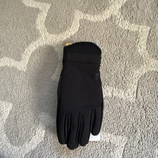 New Free Country Men's  Touchscreen  Softshell Gloves Black M/L New