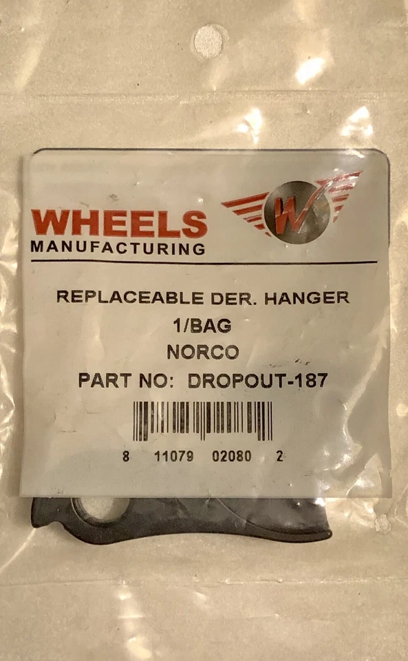 Suspensión de cambio 187 DROPOUT-187 bicicleta puntera trasera #187 fabricación de ruedas Foto 3 de 3
