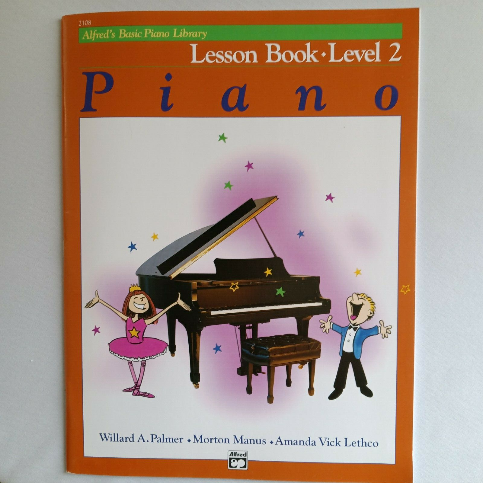 LESSON Book Level 2 Piano, Alfred's Basic Piano Library, #2108,