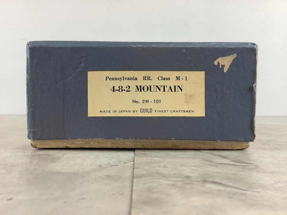 Locomotora de vapor Gem Pennsylvania escala HO latón M-1 4-8-2 y Tender Plus Foto 3 de 4