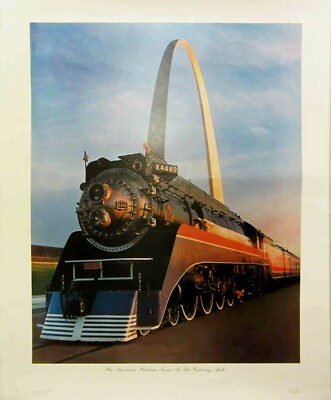 American Freedom Train at the St. Louis Arch - RARE - only a few left in stock !