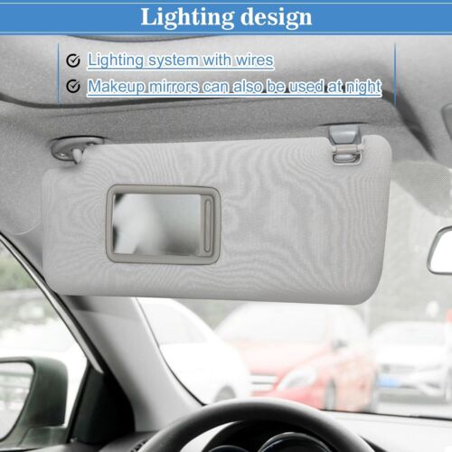 Gray Left Driver Side Sun Visor For 2010-2022 Toyota 4runner 7432035A91B1 - Picture 9 of 16
