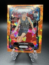 2024 Panini Prizm Draft Picks - Juan Nunez #36 Orange Ice Prizm