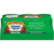 Tuttorosso 100 Percent Natural Crushed Tomatoes, 6 pk./28 oz. NO SHIP TO CA