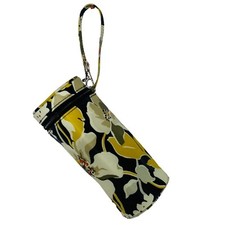 Vera Bradley Insulated Caddy Water or Baby Bottle Wrist Strap Dogwoood Pattern