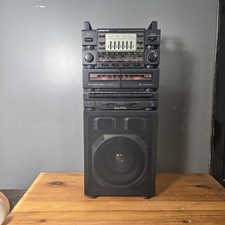 Vintage Sounddesign Am/fm Receiver Dual Cassette Sing Along System Model 834sak