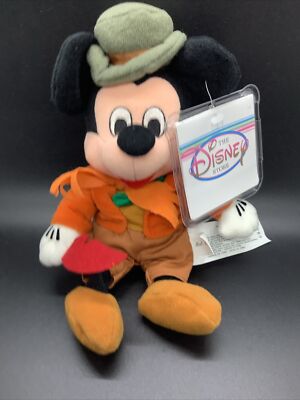 Disney Store Mickey Mouse Plüschtier Sammler Sitzsack Bob Cratchit NEU