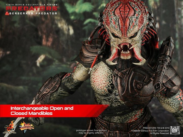 【箱無し/美品】アメリカ軍 先進戦術隠蔽システムオペレータ 1/6フィギュア New Hot Toys Mms130 1/6 Predator Berserk Predator Lion Face