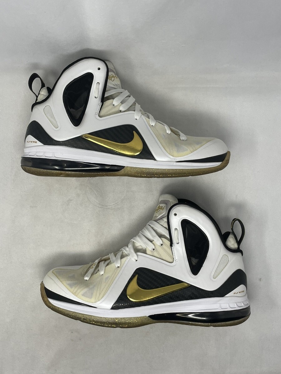 Lebron 9 P.S. Elite Home 2012 516958 100 White/Metallic Gold  display picture 3