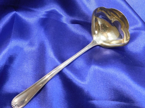 GORHAM UNKNOWN PATTERN STERLING SILVER CREAM LADLE - VERY GOOD CONDITION GW