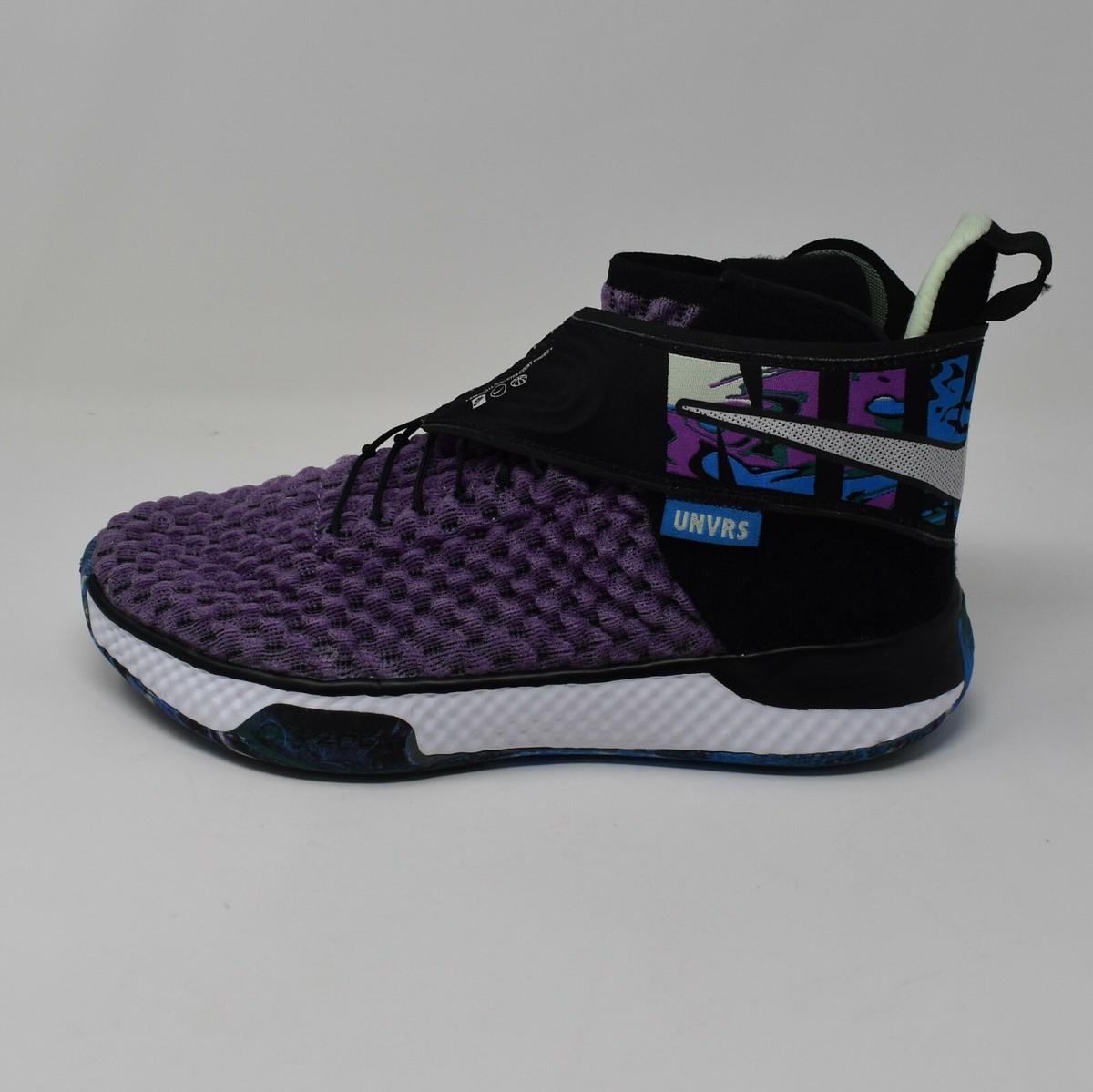 Nike Air Zoom UNVRS Flyease Basketball Shoe Mens Size 12 Purple/White CQ6422-500 Nike Air Zoom UNVRS FlyEase Vivid Purple Basketball Sz 4  main image 4