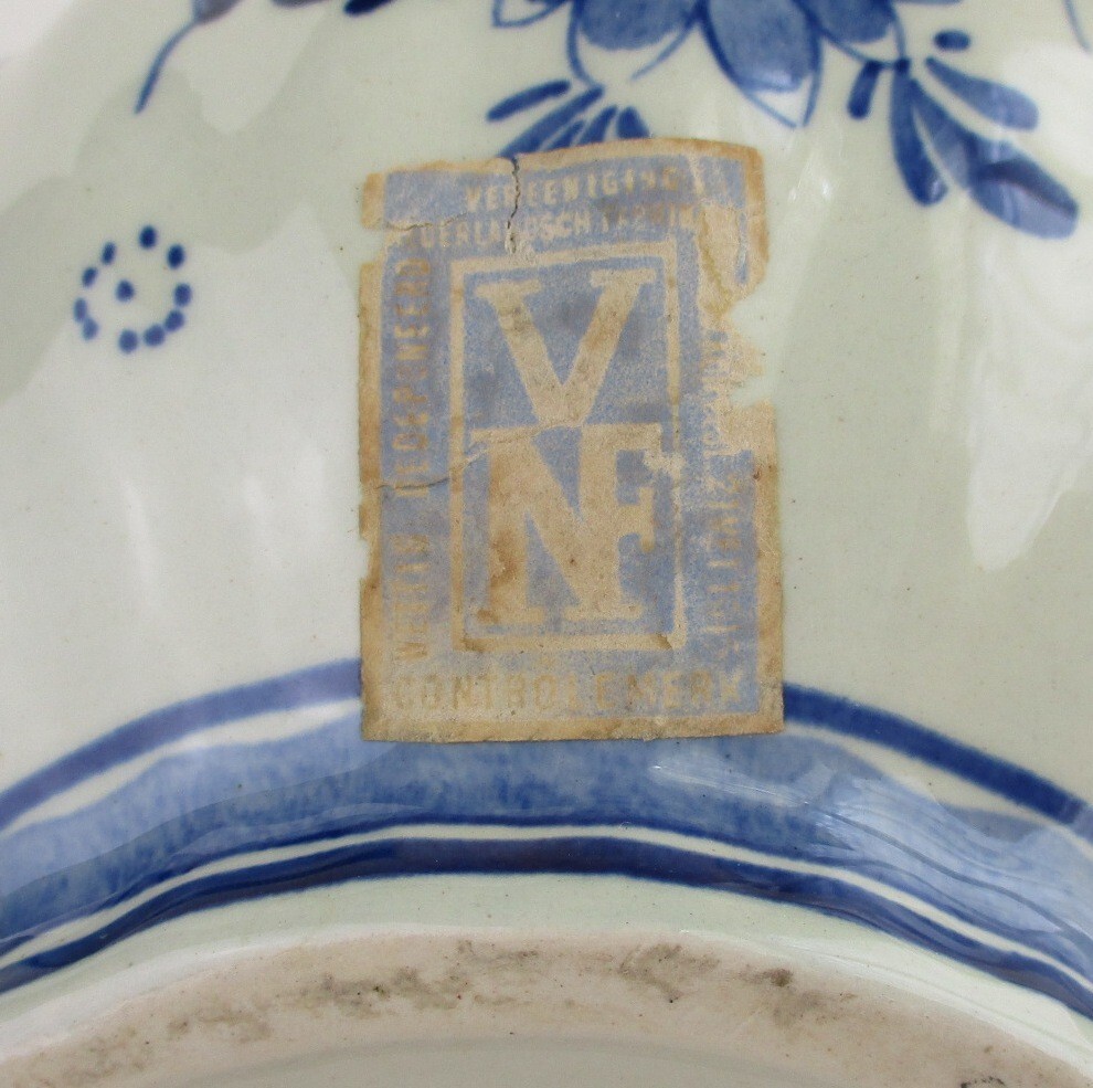 デルフト　酒盃 Vintage, Agro Delfts Blauw 346 Holland, Windmill, Ship