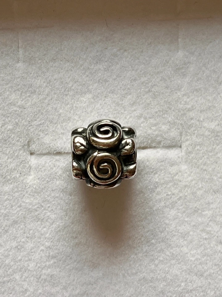 Pandora "Rosenblüte" Bead Charm selten