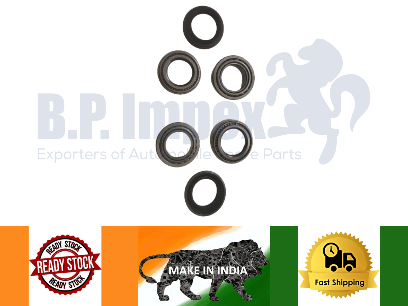 Hub Bearing Kit Front 4WD 266733750103 266733750104 Safari Dicor  