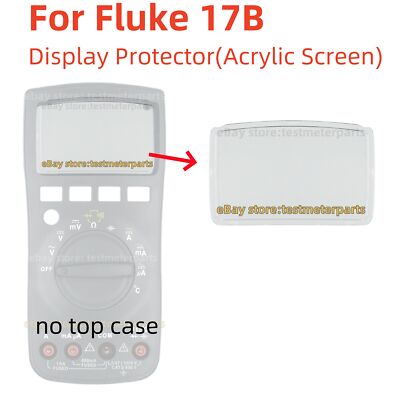 Display Portector For Fluke 17B Digital Multimeters Acrylic Screen Replacement