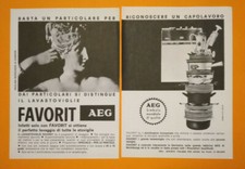 Pubblicita'Advertising Werbung Vintage AEG Favorit Lavastoviglie 1966  (B5)
