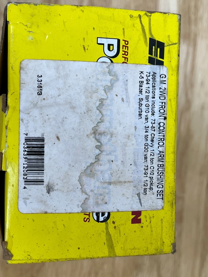 3.3161G Energy Suspension 1973-1987 GM Truck Front Control Arm Bushings - Image 4 of 4