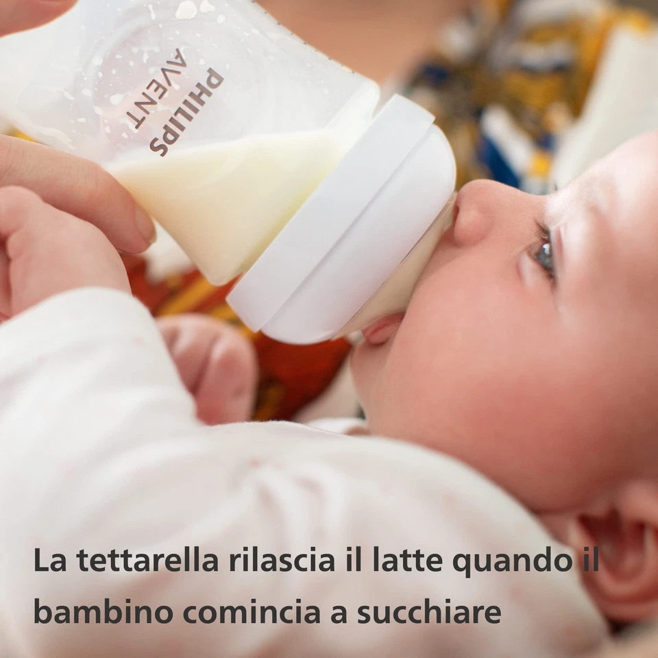 Philips Avent Biberon Natural Response - 3 biberon da 260 ml per neonati da 1... - Immagine 3 di 4