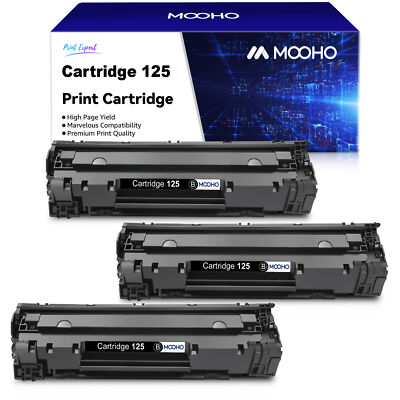3PK High Yield 125 Toner Compatible for Canon ImageClass LBP6000 LBP6030w MF3010