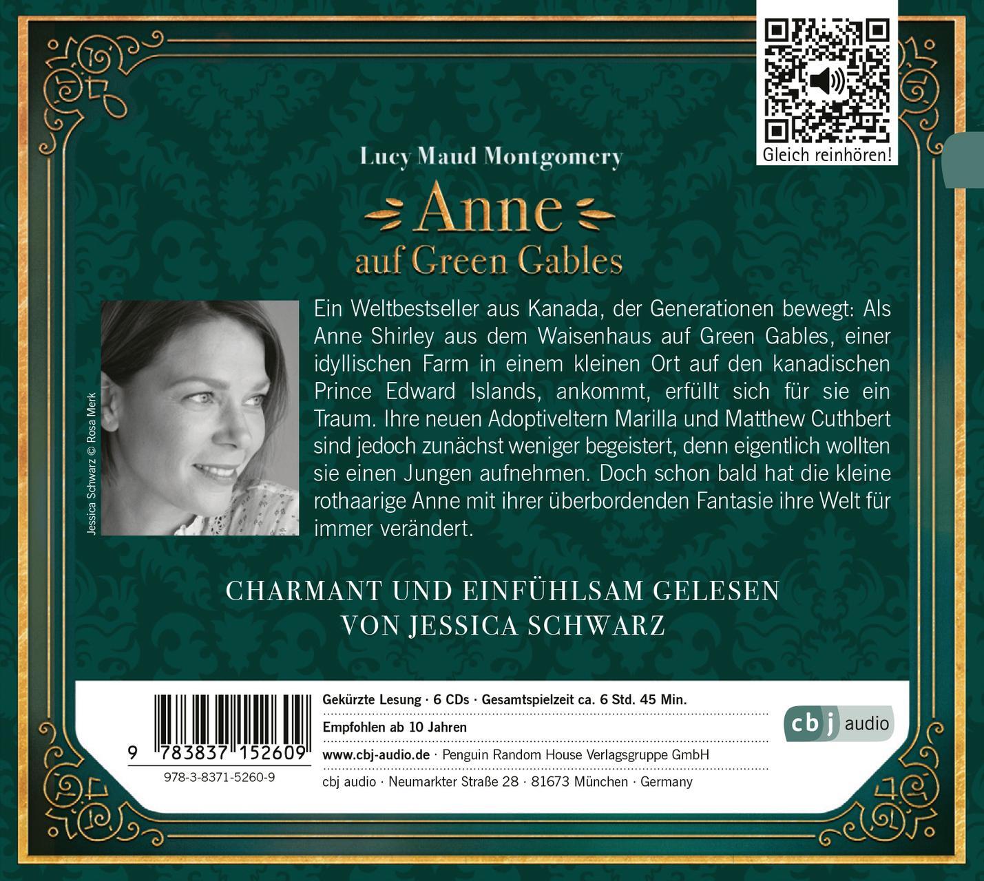 Thumbnail - Anne Auf Green Gables Lucy Maud Montgomery - Hörbuch