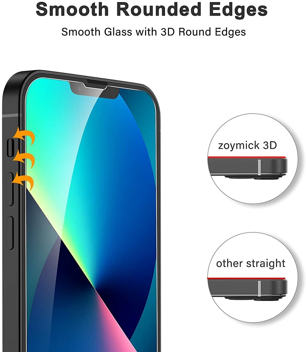 Film Protection Verre Trempé 3D Pour IPhone 13 Pro 6,1" - Anti-rayures - Neuf