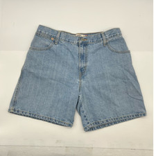 LEVI'S Womens 550 Relaxed Fit Denim Blue Jean Shorts Red Tag Mom VTG Size 12
