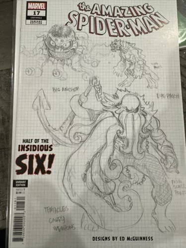 Amazing Spider-Man #17 2023 McGuinness Design Cover F Marvel Comics