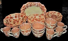 Gorgeous VIETRI (ITALY) "Arabesco" Fine Earthen Dinnerware