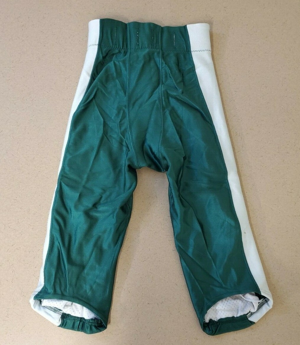 PreOwned Riddell Men's Football Pants Green White Jersey Activewear