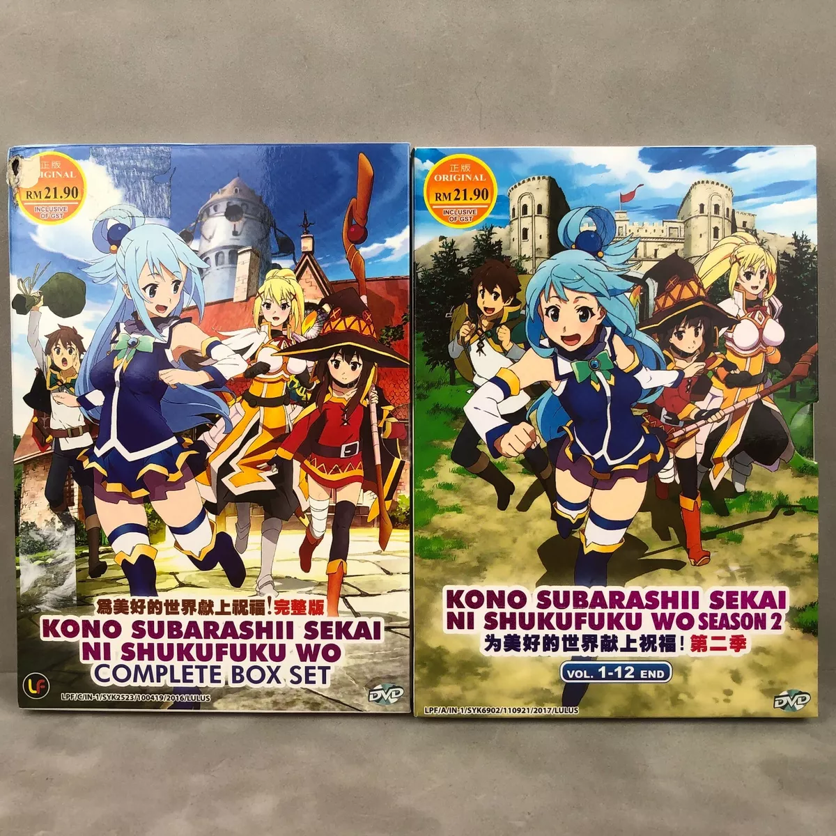 Box Dvd Konosuba Kono Subarashii Sekai Syukufuko Wo! + Filme