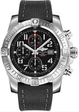 Breitling Super Avenger II Volcano Black Edition Chronograph Black Arabic A13371