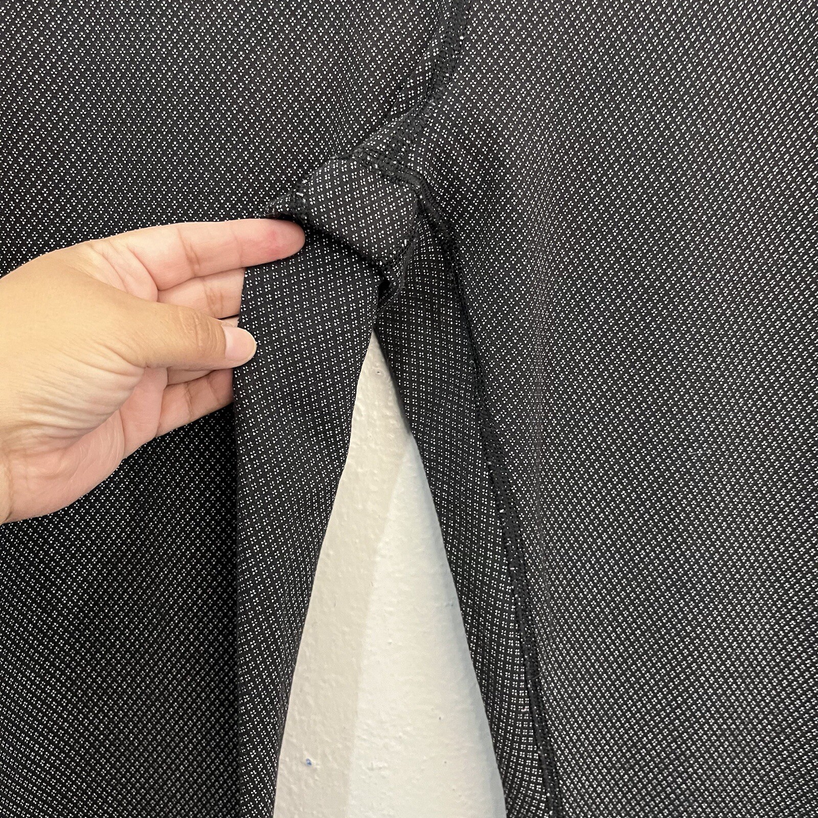 Lululemon Athletica Gray Texture Pattern Full Len… - image 3