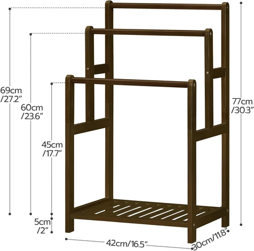 HOOBRO Handtuchhalter Leiterständer Decke Leiter Handtuchhalter Trockenständer - Bild 57 von 63