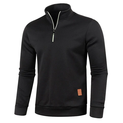 Herren Pullover Mit Stehkragen Bluse Winter Warmer Pullover Langarm Lässiges Neu - Bild 5 von 22