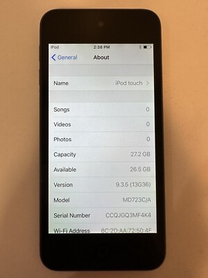 Apple iPod touch 5th Generation Black & Slate (32 GB