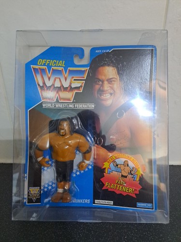 WWF WWE MOC Has to Fatu of the Head Shrinkers Seri...