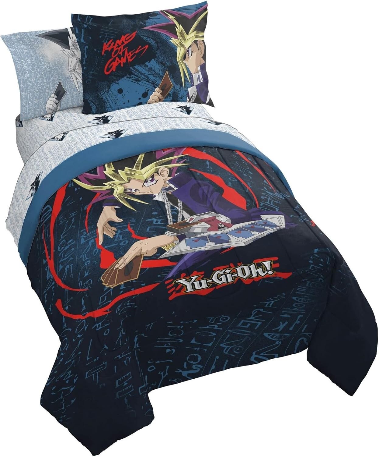 Yu-Gi-Oh! Yugi Mutou "King of Games" Kids Bed Set-AB0DK283JJ