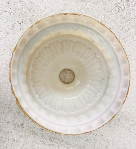 "Antigua pantalla de lámpara vintage de vidrio esmerilado pintada a mano artesanías 2,25"" montadora" - Imagen 10 de 15