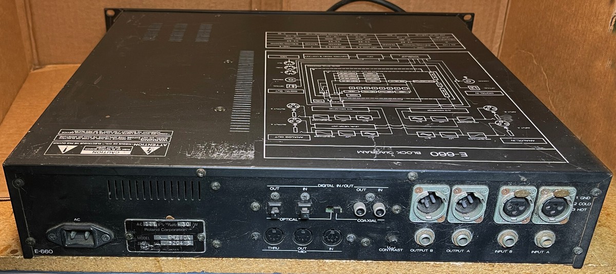 Roland E-660 Digital Parametric EQ Equalizer | eBay