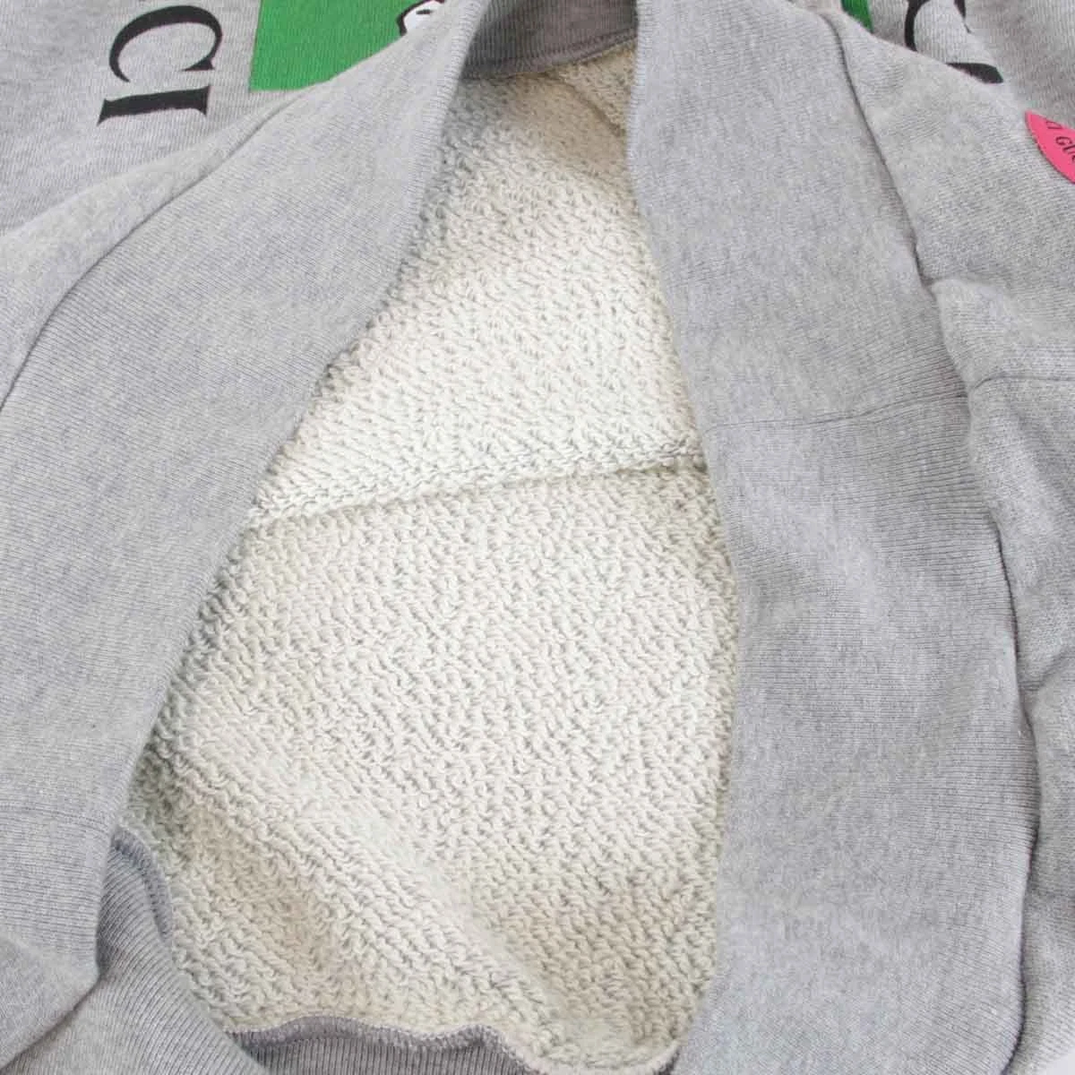 Felpa con cappuccio Gucci Exo Kai Collaborazione Orsacchiotto Taglia Xs Cotone Grigio Uomo