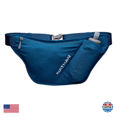 Nathan Hydration Belt for Running - Hydrapak Soft Flask 25 oz Bottle with ExoSpi