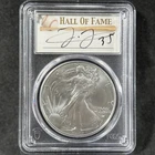 2022 Frank Thomas Autograph Silver Eagle Baseball Hall Of Fame FDOI MS 70 Pop 7